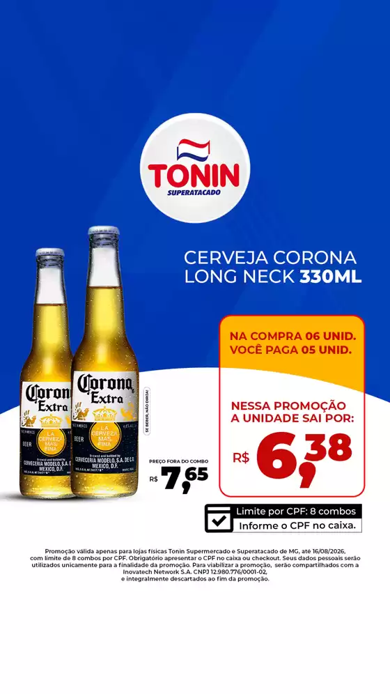 Catálogo Tonin Superatacado | Corona ln atC3A9 16.08 | 2026-08-13T00:00:00.000Z - 2026-08-16T00:00:00.000Z