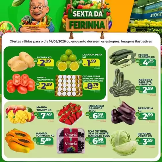 Catálogo Supermercados Tridico | SEXTA DO Feirinha | 2026-08-14T00:00:00.000Z - 2026-08-14T00:00:00.000Z