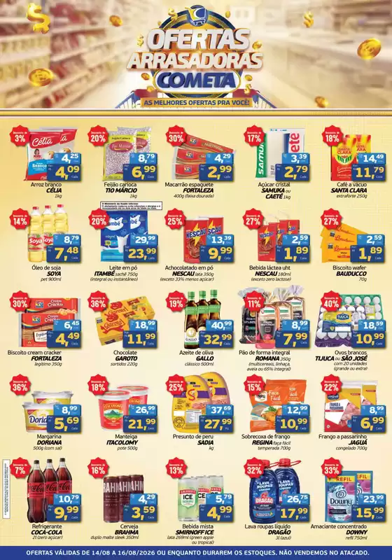 Catálogo Cometa Supermercados | Ofertas incríveis | 2026-08-14T00:00:00.000Z - 2026-08-16T00:00:00.000Z