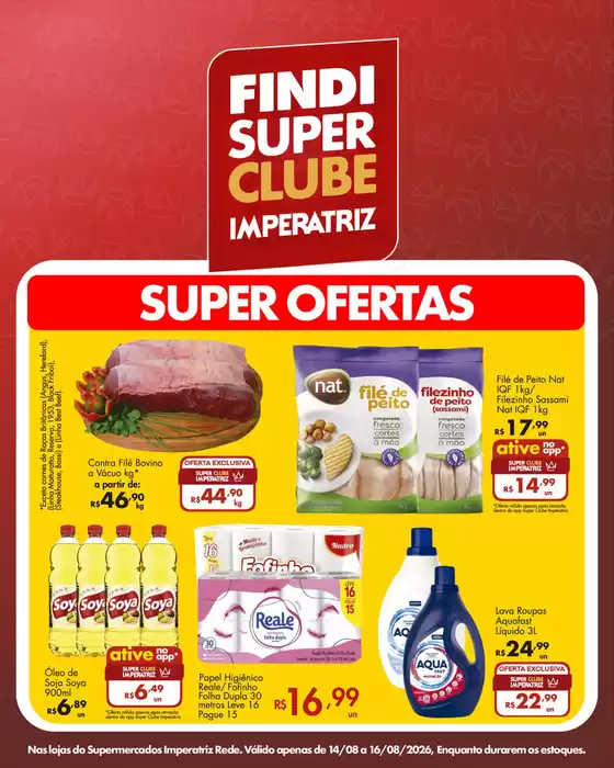 Catálogo Supermercados Imperatriz | Super Ofertas | 2026-08-14T00:00:00.000Z - 2026-08-16T00:00:00.000Z