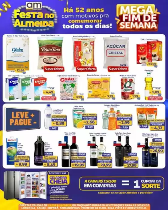 Catálogo Almeida Mercados | Festa no Almeida | 2026-08-14T00:00:00.000Z - 2026-08-15T00:00:00.000Z