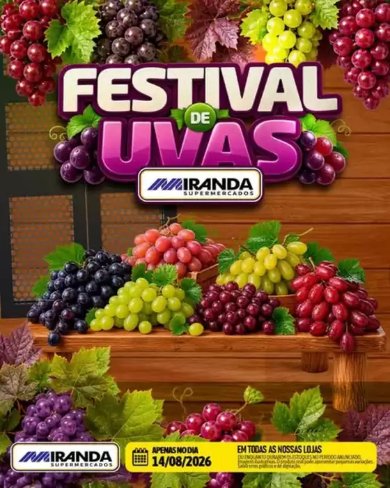 Catálogo Miranda Supermercados | Festival de Uvas | 2026-08-14T00:00:00.000Z - 2026-08-14T00:00:00.000Z