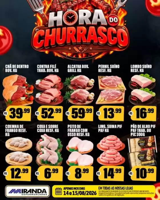 Catálogo Miranda Supermercados | Hora do Churrasco | 2026-08-14T00:00:00.000Z - 2026-08-15T00:00:00.000Z