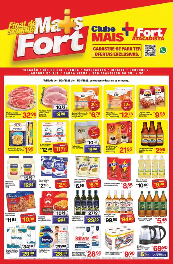 Catálogo Fort Atacadista | SC Fort Fim de Semana 14 a 16 AGO 26 Especiais | 2026-08-14T00:00:00.000Z - 2026-08-16T00:00:00.000Z