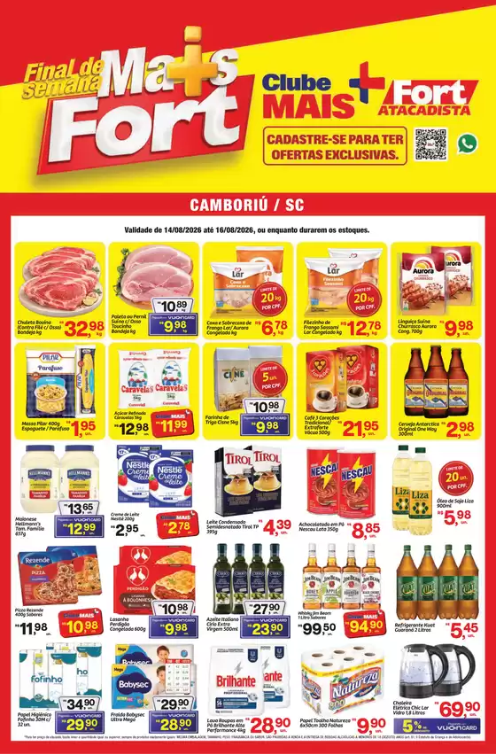 Catálogo Fort Atacadista | SC Fort Fim de Semana 14 a 16 AGO 26 Camboriu | 2026-08-14T00:00:00.000Z - 2026-08-16T00:00:00.000Z