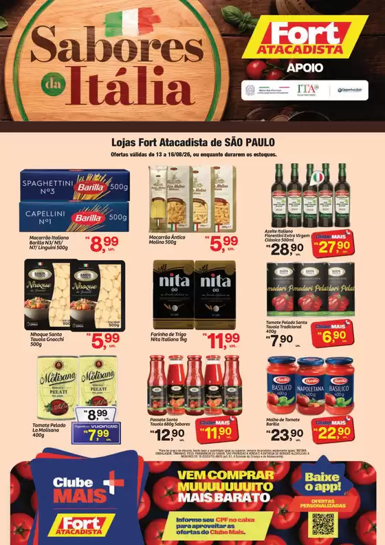 Catálogo Fort Atacadista | Correto SP Fort Sabores da Italia 13 a 16 AGO 26 | 2026-08-13T00:00:00.000Z - 2026-08-16T00:00:00.000Z