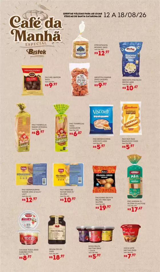 Catálogo Bistek Supermercados | Nossas melhores ofertas para você | 2026-08-14T00:00:00.000Z - 2026-08-18T00:00:00.000Z