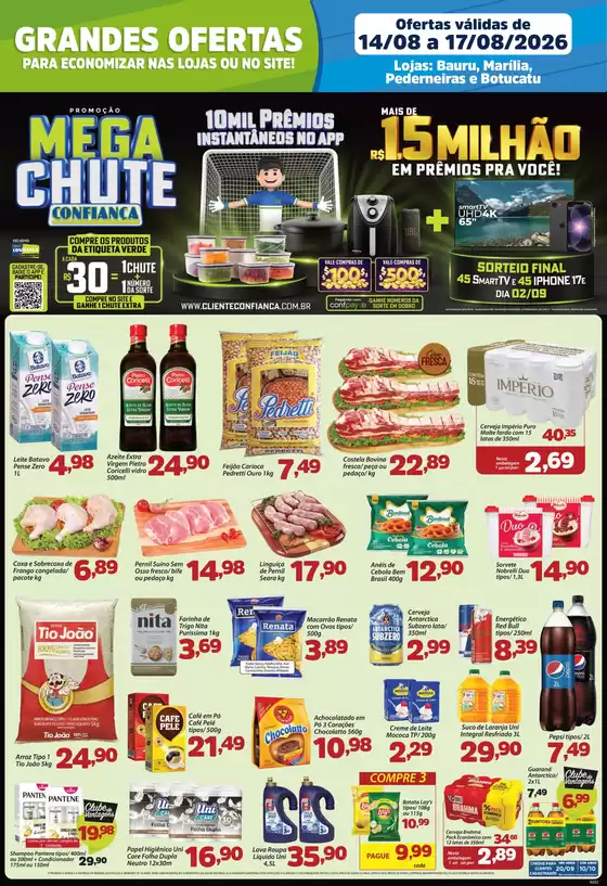 Catálogo Confiança Supermercados | Tabloide rede 1408 2026 WPP | 2026-08-14T00:00:00.000Z - 2026-08-17T00:00:00.000Z