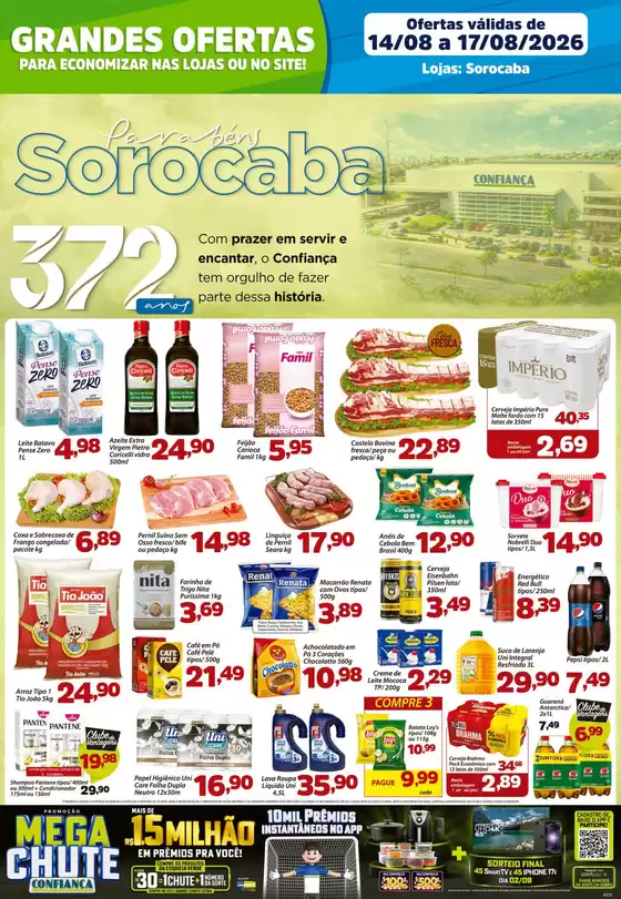 Catálogo Confiança Supermercados | Tabloide sorocaba 1408 2026 WPP | 2026-08-14T00:00:00.000Z - 2026-08-17T00:00:00.000Z