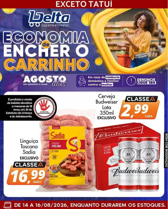 Catálogo Delta Supermercados | Ofertas exclusivas | 2026-08-14T00:00:00.000Z - 2026-08-16T00:00:00.000Z