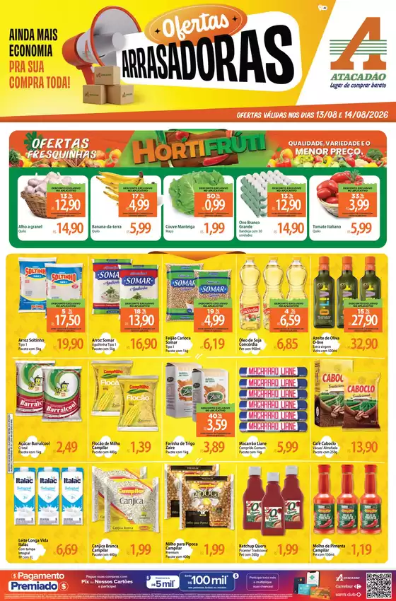Catálogo Atacadão | Atacadão - Ofertas Arrasadoras | 2026-08-14T00:00:00.000Z - 2026-08-14T00:00:00.000Z