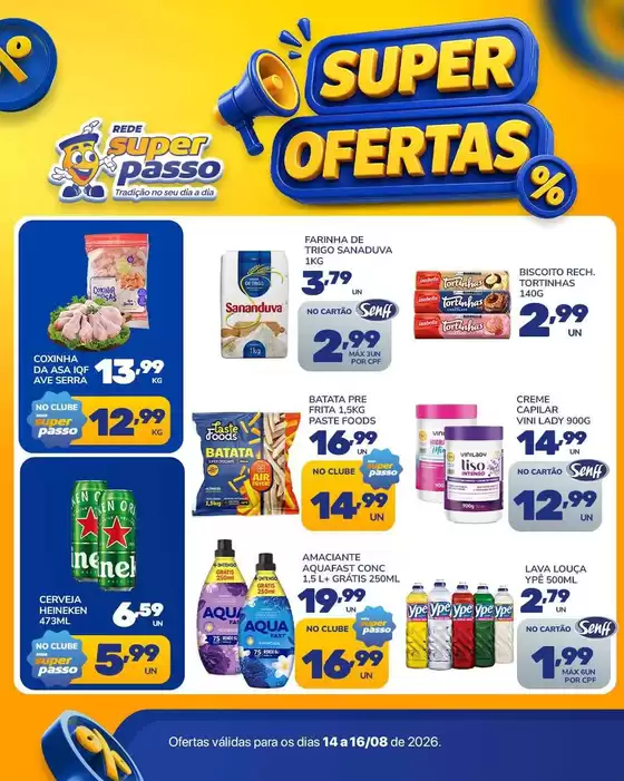 Catálogo Rede Super Passo | Encarte Rede Super Passo | 2026-08-14T00:00:00.000Z - 2026-08-16T00:00:00.000Z