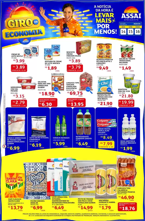 Catálogo Assaí Atacadista | Encarte Assaí Atacadista 49677-63 | 2026-08-14T00:00:00.000Z - 2026-08-16T00:00:00.000Z