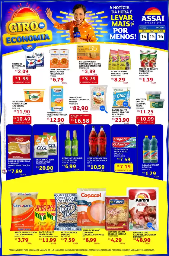 Catálogo Assaí Atacadista | Encarte Assaí Atacadista 49677-442 | 2026-08-14T00:00:00.000Z - 2026-08-16T00:00:00.000Z