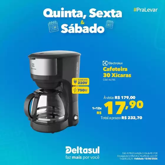 Catálogo Deltasul em Osório | Encarte Deltasul | 2026-08-14T00:00:00.000Z - 2026-08-15T00:00:00.000Z