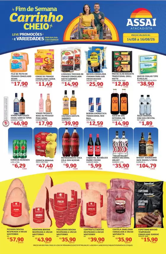 Catálogo Assaí Atacadista | Encarte Assaí Atacadista 169845-571 | 2026-08-14T00:00:00.000Z - 2026-08-16T00:00:00.000Z