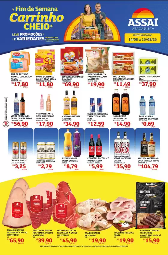 Catálogo Assaí Atacadista | Encarte Assaí Atacadista 169848-572 | 2026-08-14T00:00:00.000Z - 2026-08-16T00:00:00.000Z