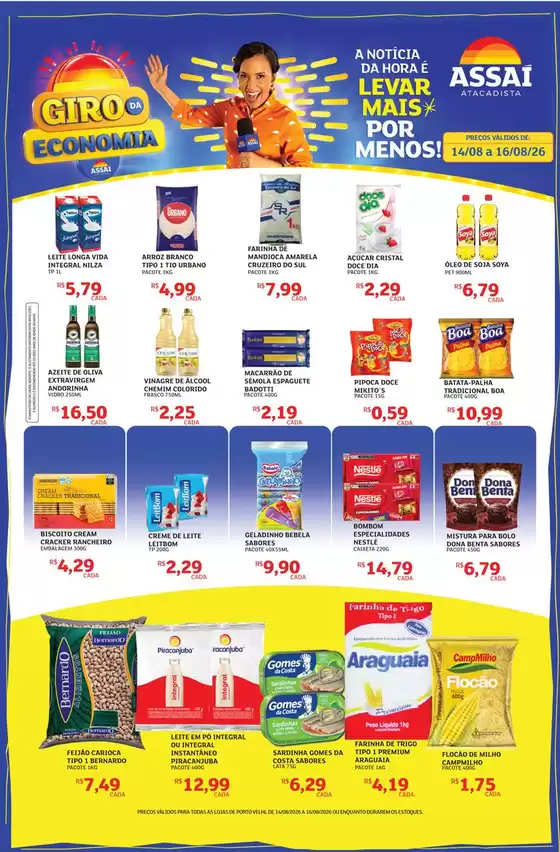 Catálogo Assaí Atacadista | Encarte Assaí Atacadista 169823-604 | 2026-08-14T00:00:00.000Z - 2026-08-16T00:00:00.000Z