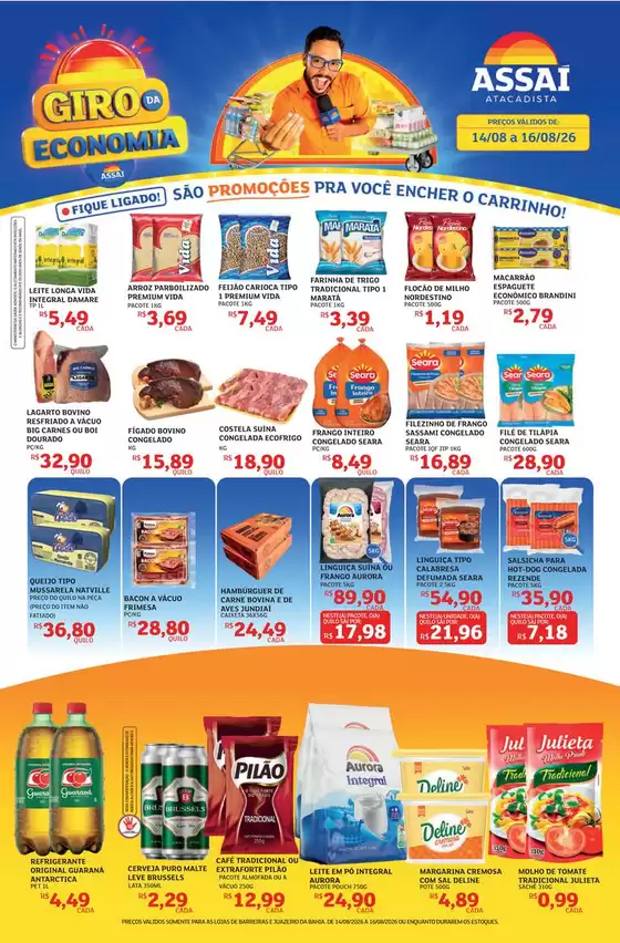 Catálogo Assaí Atacadista | Encarte Assaí Atacadista 169858-547 | 2026-08-14T00:00:00.000Z - 2026-08-16T00:00:00.000Z