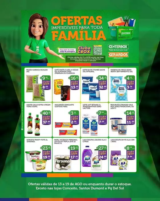 Catálogo CenterBox | Ótima oferta para caçadores de pechinchas | 2026-08-13T00:00:00.000Z - 2026-08-19T00:00:00.000Z