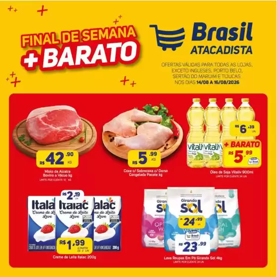 Catálogo Brasil Atacadista | Melhores ofertas para todos os caçadores de pechinchas | 2026-08-14T00:00:00.000Z - 2026-08-16T00:00:00.000Z