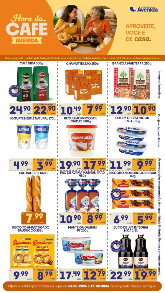Catálogo Supermercados Avenida | Economize agora com nossas ofertas | 2026-08-13T00:00:00.000Z - 2026-08-14T00:00:00.000Z
