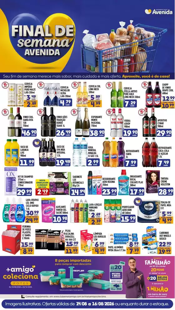 Catálogo Supermercados Avenida | Ofertas e promoções atuais | 2026-08-14T00:00:00.000Z - 2026-08-16T00:00:00.000Z