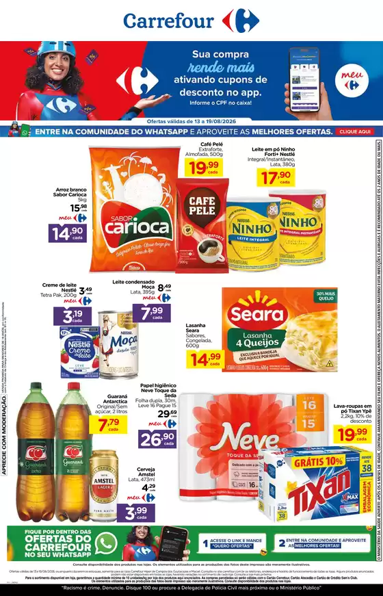 Catálogo Carrefour | SUA COMPRA RENDE MAIS [MACG] | 2026-08-13T00:00:00.000Z - 2026-08-19T00:00:00.000Z