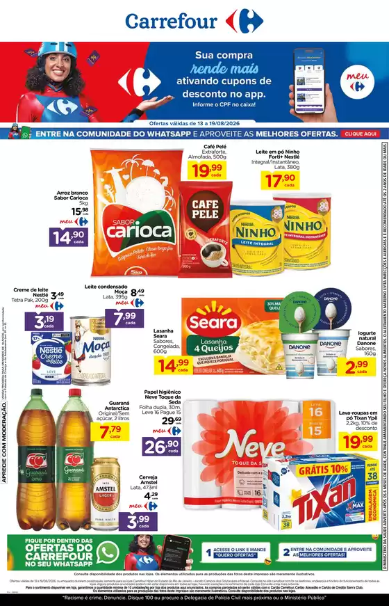 Catálogo Carrefour | SUA COMPRA RENDE MAIS | 2026-08-13T00:00:00.000Z - 2026-08-19T00:00:00.000Z