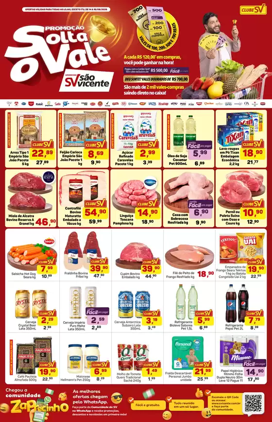 Catálogo Supermercados São Vicente | Encarte Supermercados São Vicente | 2026-08-14T00:00:00.000Z - 2026-08-16T00:00:00.000Z