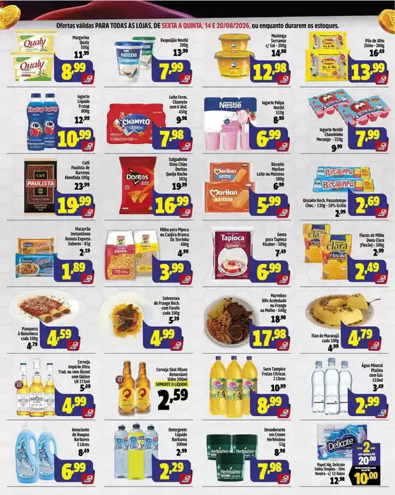Catálogo Paraná Supermercados em Nova Odessa | Ótima oferta para todos os clientes | 2026-08-14T00:00:00.000Z - 2026-08-20T00:00:00.000Z