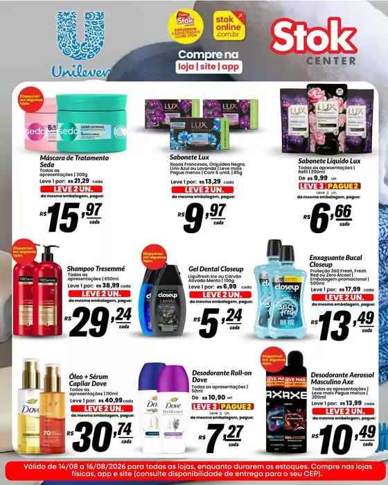 Catálogo Stok Center | Ampla seleção de ofertas | 2026-08-14T00:00:00.000Z - 2026-08-16T00:00:00.000Z