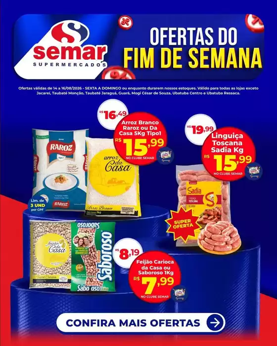 Catálogo Semar Supermercado | Descontos e promoções | 2026-08-14T00:00:00.000Z - 2026-08-16T00:00:00.000Z