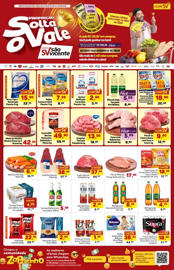Catálogo Supermercados São Vicente | Ofertas exclusivas e pechinchas | 2026-08-14T00:00:00.000Z - 2026-08-16T00:00:00.000Z