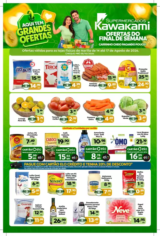 Catálogo Supermercados Kawakami | Ofertas - Marília | 2026-08-14T00:00:00.000Z - 2026-08-17T00:00:00.000Z