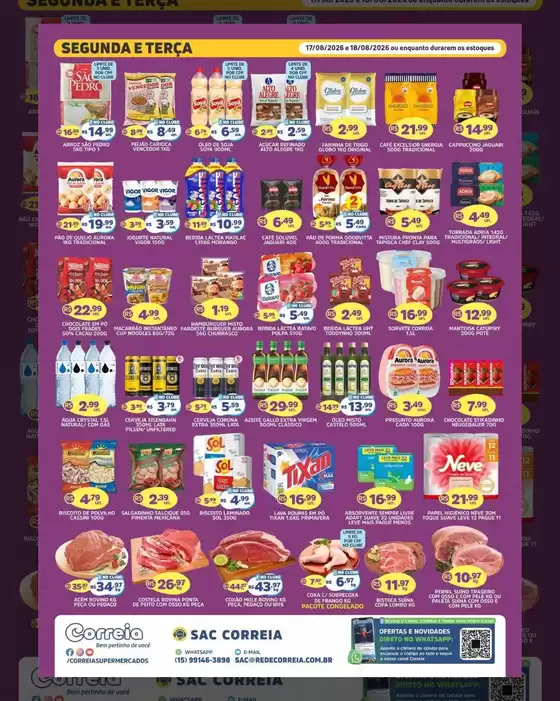 Catálogo Supermercados Correia | Ótima oferta para caçadores de pechinchas | 2026-08-17T00:00:00.000Z - 2026-08-18T00:00:00.000Z