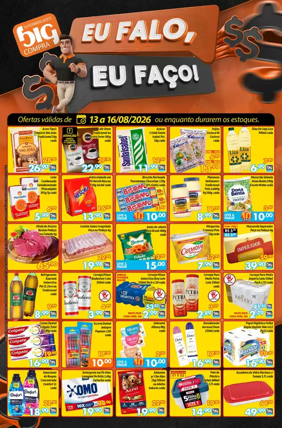 Catálogo Supermercados Big Compra | Promoções especiais em andamento | 2026-08-13T00:00:00.000Z - 2026-08-16T00:00:00.000Z