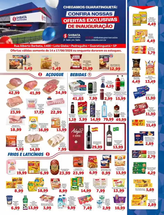 Catálogo Shibata Supermercados | Ofertas exclusivas e pechinchas | 2026-08-14T00:00:00.000Z - 2026-08-17T00:00:00.000Z
