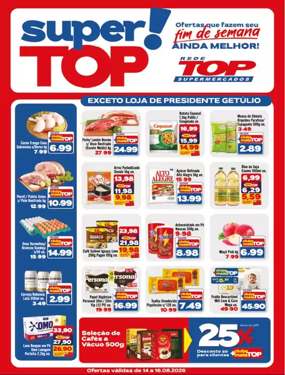 Catálogo Rede Top | Grandes descontos em produtos selecionados | 2026-08-14T00:00:00.000Z - 2026-08-16T00:00:00.000Z