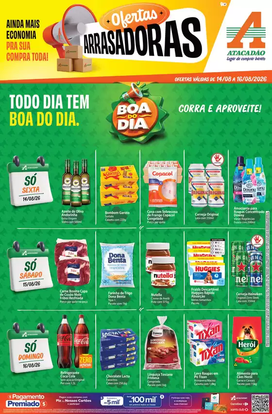 Catálogo Atacadão | Atacadão - Ofertas Arrasadoras | 2026-08-14T00:00:00.000Z - 2026-08-16T00:00:00.000Z