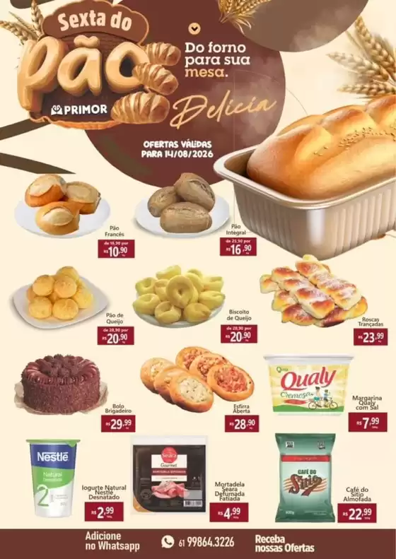 Catálogo Primor Supermercado | Sexta do pao | 2026-08-14T00:00:00.000Z - 2026-08-14T00:00:00.000Z