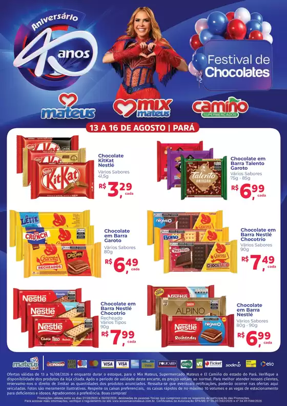 Catálogo Supermercados Mateus | Festival de Chocolate | 2026-08-13T00:00:00.000Z - 2026-08-16T00:00:00.000Z