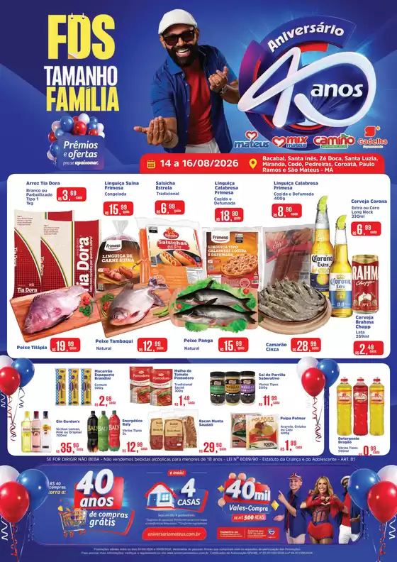 Catálogo Supermercados Mateus | Fds Tamanho Familia de Aniversario | 2026-08-13T00:00:00.000Z - 2026-08-16T00:00:00.000Z