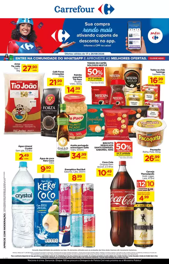 Catálogo Carrefour | SUA COMPRA RENDE MAIS [BARRA] | 2026-08-17T00:00:00.000Z - 2026-08-26T00:00:00.000Z