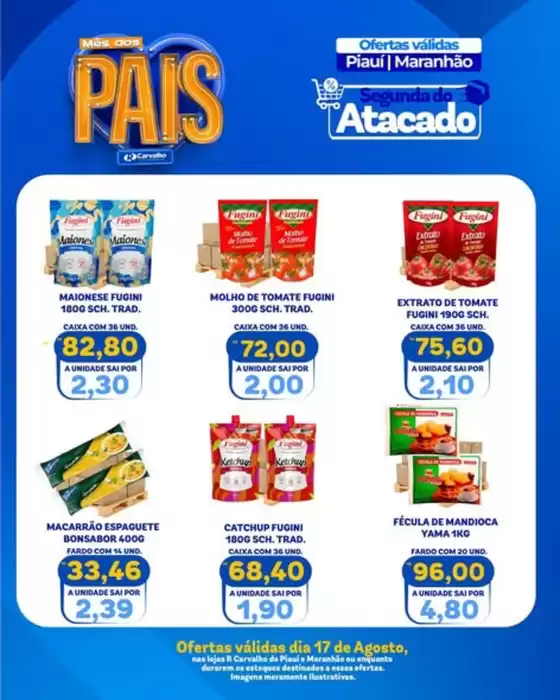 Catálogo R Carvalho Supermercado em Pindamonhangaba | mes dos Pais | 2026-08-17T00:00:00.000Z - 2026-08-17T00:00:00.000Z