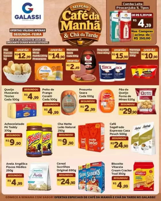 Catálogo Supermercados Galassi | Cafe de Manha | 2026-08-17T00:00:00.000Z - 2026-08-17T00:00:00.000Z