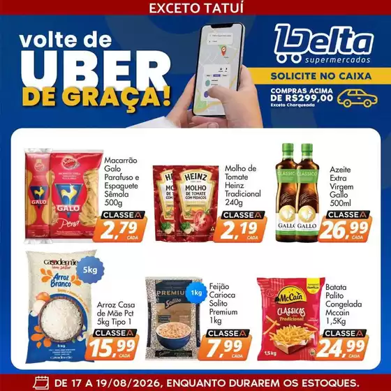 Catálogo Delta Supermercados | Melhores ofertas para todos os caçadores de pechinchas | 2026-08-17T00:00:00.000Z - 2026-08-19T00:00:00.000Z