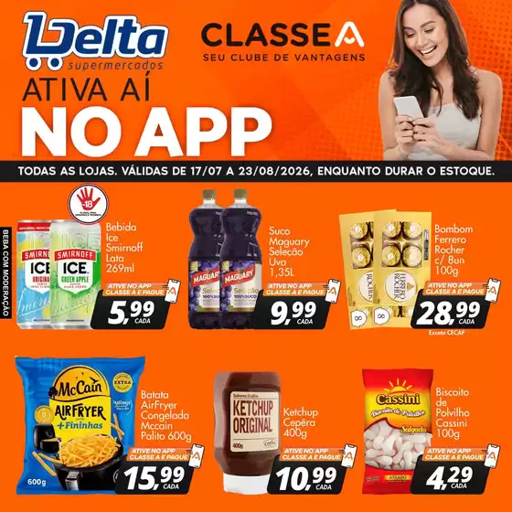 Catálogo Delta Supermercados | Melhores ofertas para compradores econômicos | 2026-07-17T00:00:00.000Z - 2026-08-23T00:00:00.000Z