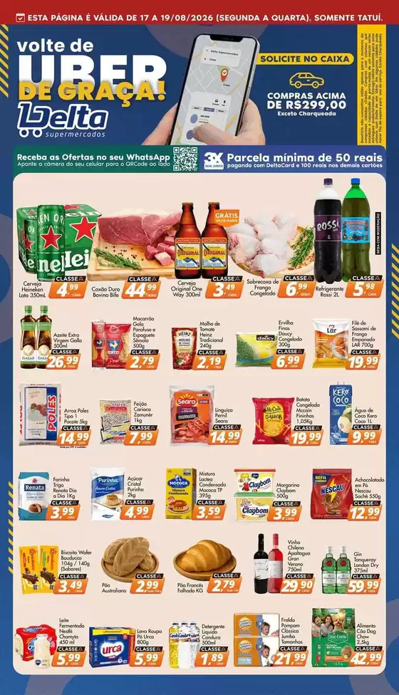Catálogo Delta Supermercados | Ótima oferta para caçadores de pechinchas | 2026-08-17T00:00:00.000Z - 2026-08-19T00:00:00.000Z