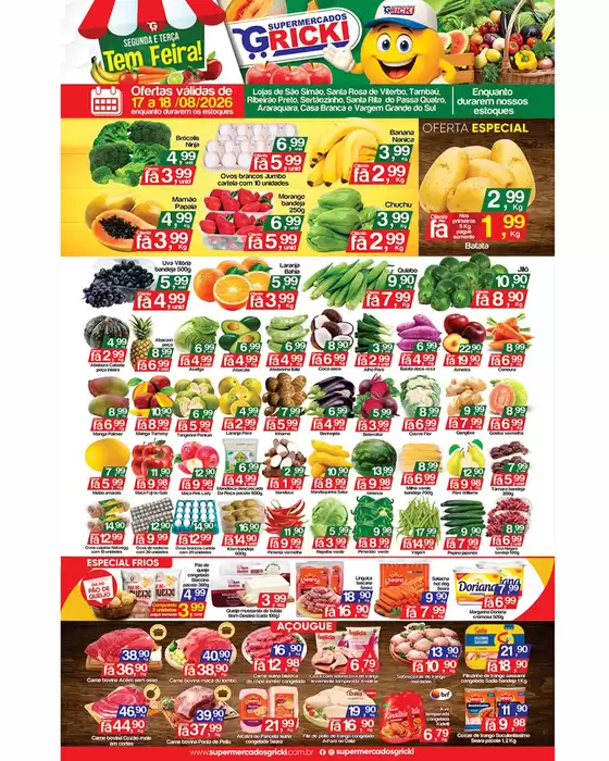 Catálogo Supermercados Gricki | Encarte Supermercados Gricki | 2026-08-17T00:00:00.000Z - 2026-08-18T00:00:00.000Z